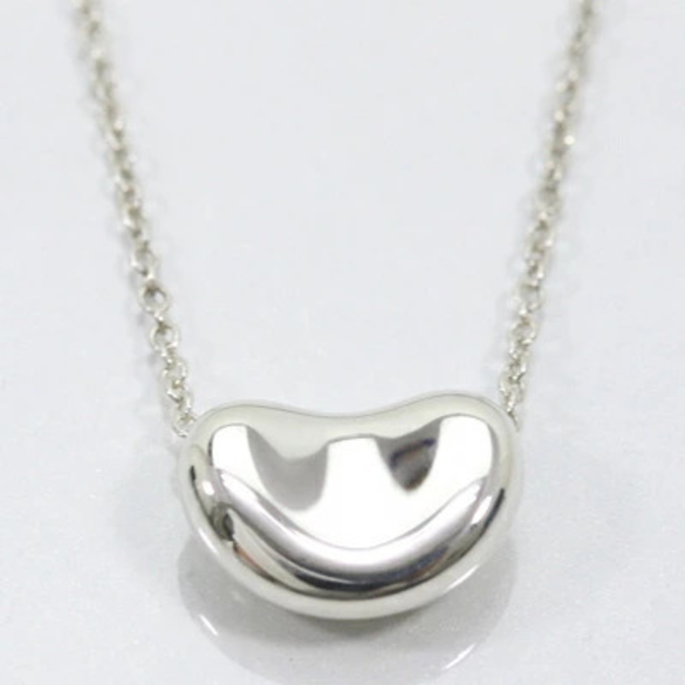TIFFANY Co Bean Necklace Sterling Silver